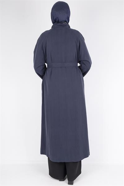 Orhan Store Büyük Beden Şık Kap Lacivert OTW1574