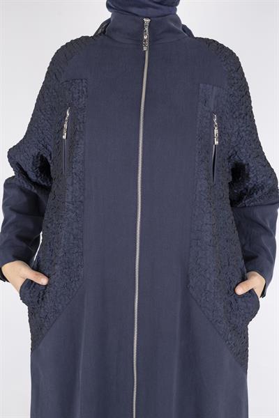 Orhan Store Büyük Beden Şık Kap Lacivert OTW1574