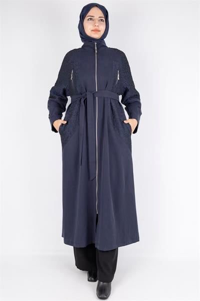 Orhan Store Büyük Beden Şık Kap Lacivert OTW1574