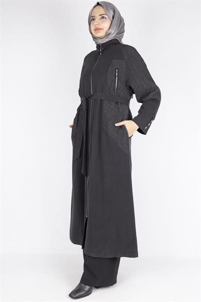 Orhan Store Büyük Beden Şık Kap Siyah OTW1574