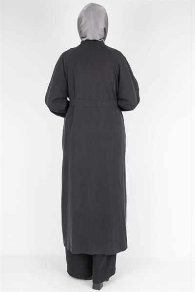 Orhan Store Büyük Beden Şık Kap Siyah OTW1574