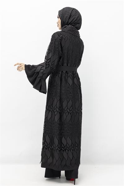 Orhan Store Dantel Şık Kap Siyah OTW1210