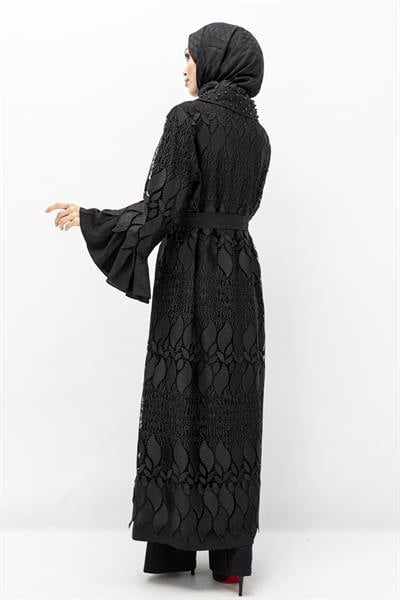 Orhan Store Dantel Şık Kap Siyah OTW1210