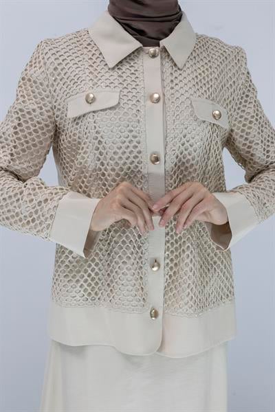 Orhan Store Etekli Takım Bej OTW2493