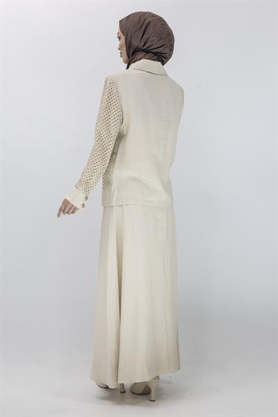 Orhan Store Etekli Takım Bej OTW2493