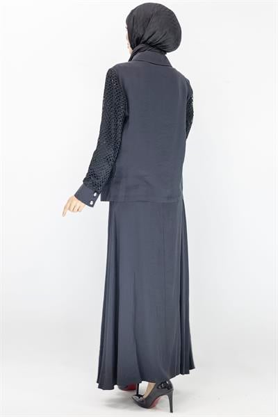 Orhan Store Etekli Takım Siyah OTW2493