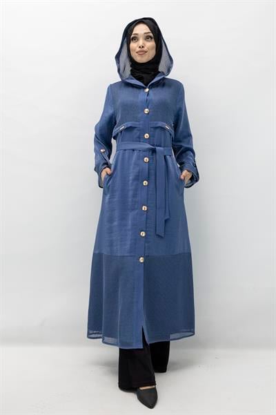 Orhan Store Fileli Kap İndigo OTW1544