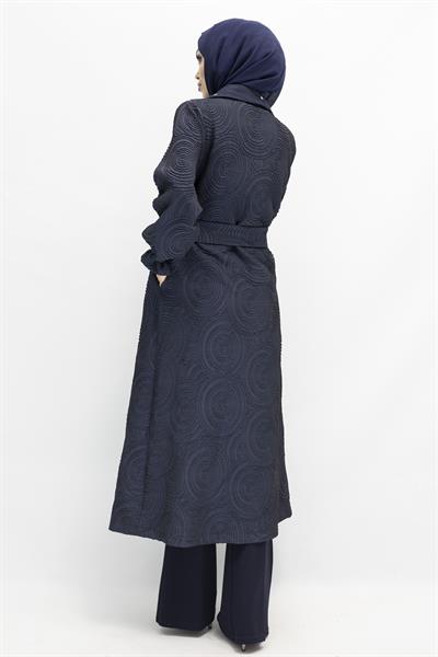 Orhan Store İnci Detaylı Kap Lacivert OTW1435