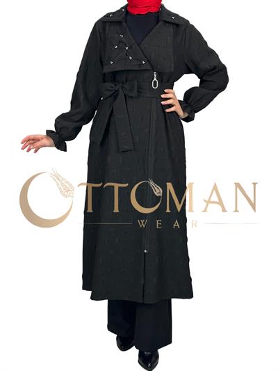 Orhan Store İnci Detaylı Kap Siyah OTW1435