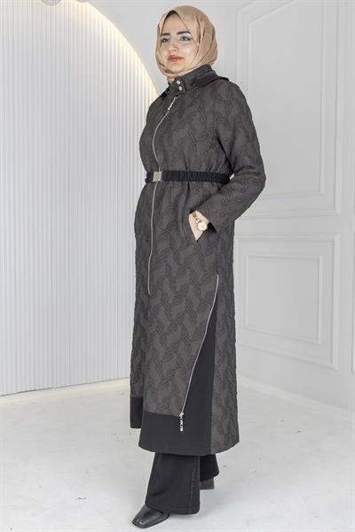 Orhan Store Jakar Dokulu Uzun Kap Kahve OTW1621