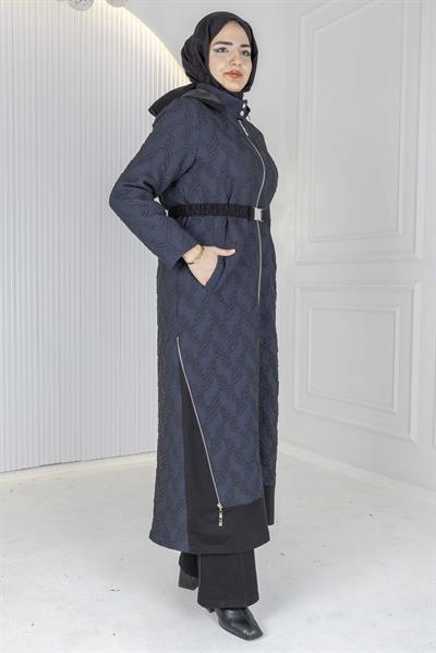 Orhan Store Jakar Dokulu Uzun Kap Lacivert OTW1621