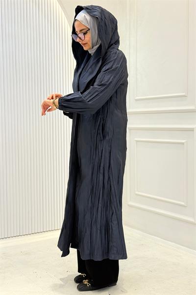 Orhan Store Kapüşonlu Kap Lacivert OTW1129