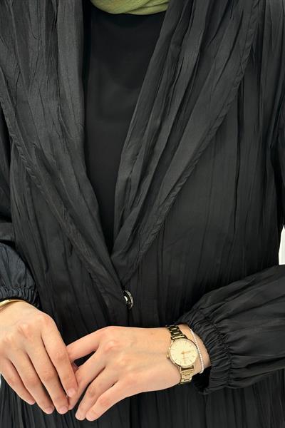 Orhan Store Kapüşonlu Kap Siyah OTW1129