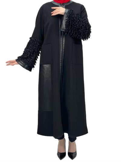 Orhan Store Kolları Püsküllü Kap Siyah OTW1398