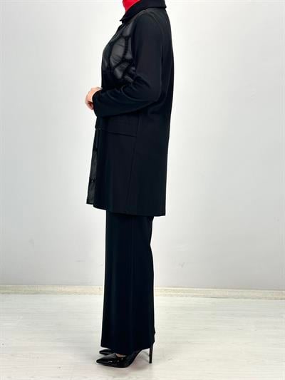 Orhan Store Pantolonlu Takım Siyah OTW2248