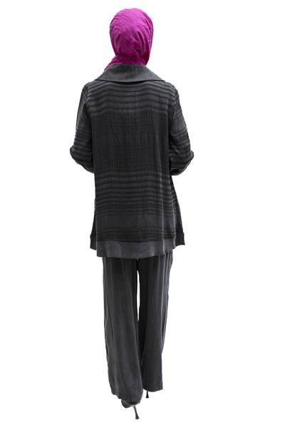 Orhan Store Pantolonlu Takım Siyah OTW2161