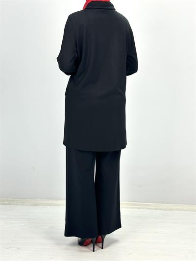 Orhan Store Pantolonlu Takım Siyah OTW2248