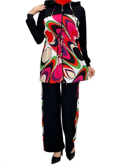 Orhan Store Pantolonlu Takım Siyah OTW2100