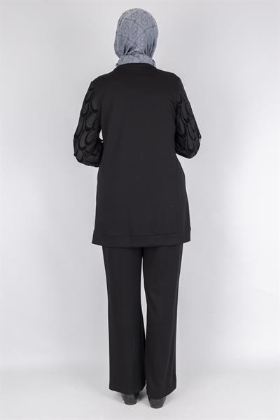 Orhan Store Pantolonlu Takım Siyah OTW2205