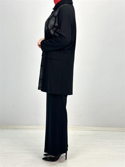 Orhan Store Pantolonlu Takım Siyah OTW2248