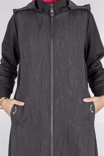 Orhan Store Şık Simli Tesettür Kap Siyah OTW1579