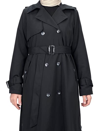 Orhan Store Trençkot Siyah OTW1109