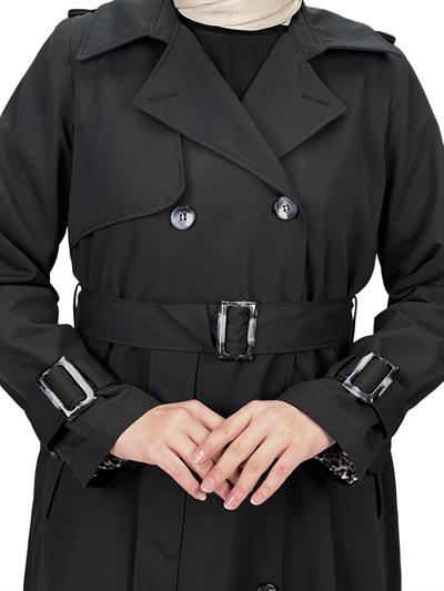 Orhan Store Trençkot Siyah OTW1109