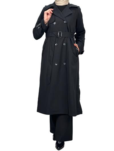 Orhan Store Trençkot Siyah OTW1109