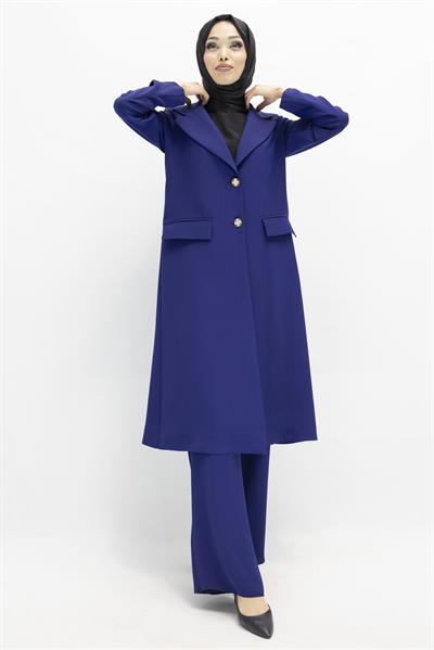 Ottoman Astarsız Blazer Takım Lacivert OTW2043