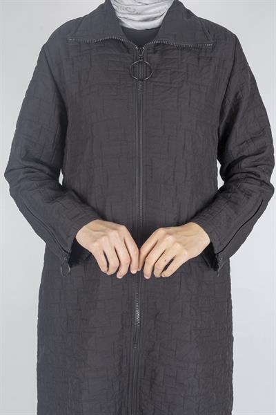 Ottoman Büyük Beden Kapitone Kap Siyah OTW5178