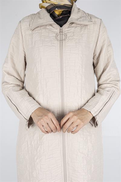 Ottoman Büyük Beden Kapitone Kap Taş OTW5178-1