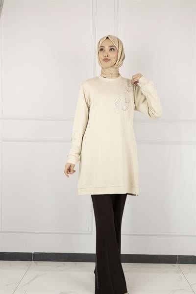 Ottoman Büyük Beden Tunik Taş OTW2126