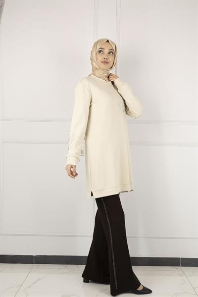 Ottoman Büyük Beden Tunik Taş OTW2126