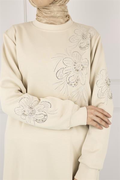 Ottoman Büyük Beden Tunik Taş OTW2126