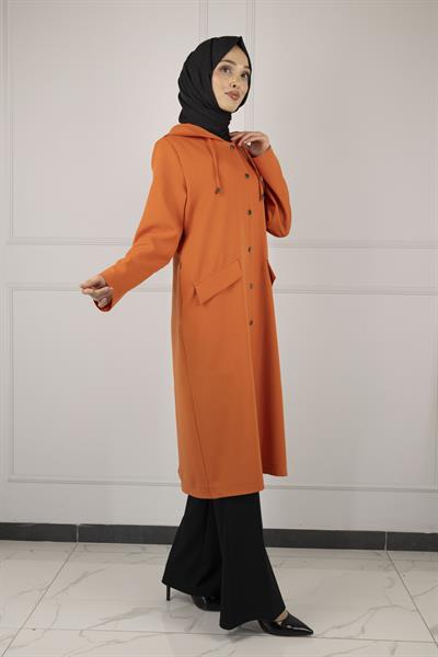 OTTOMAN Kapüşonlu Spor Kap Nar Çiçeği OTW5179