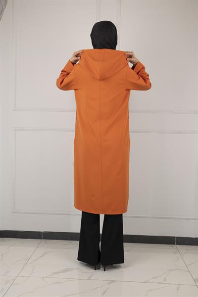 OTTOMAN Kapüşonlu Spor Kap Nar Çiçeği OTW5179