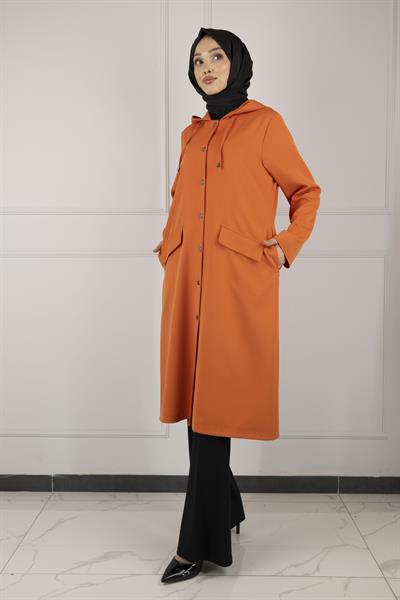 OTTOMAN Kapüşonlu Spor Kap Nar Çiçeği OTW5179