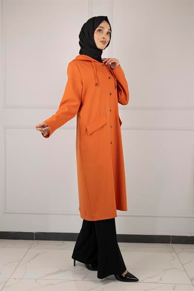 OTTOMAN Kapüşonlu Spor Kap Nar Çiçeği OTW5179