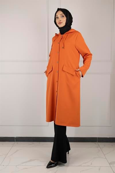 OTTOMAN Kapüşonlu Spor Kap Nar Çiçeği OTW5179