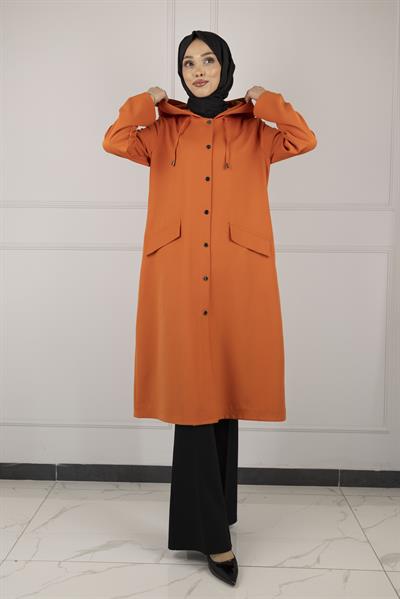 OTTOMAN Kapüşonlu Spor Kap Nar Çiçeği OTW5179