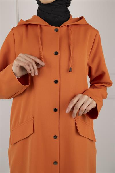 OTTOMAN Kapüşonlu Spor Kap Nar Çiçeği OTW5179