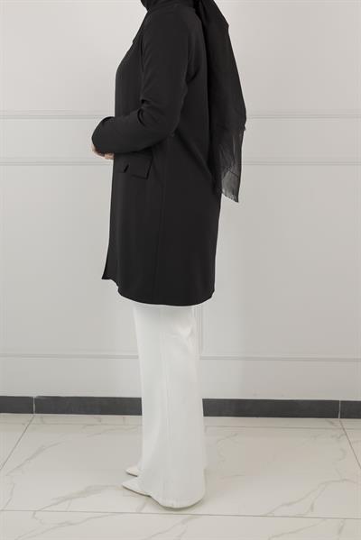 OTW5180 OTTOMAN ASTARSIZ BLAZER CEKET Siyah