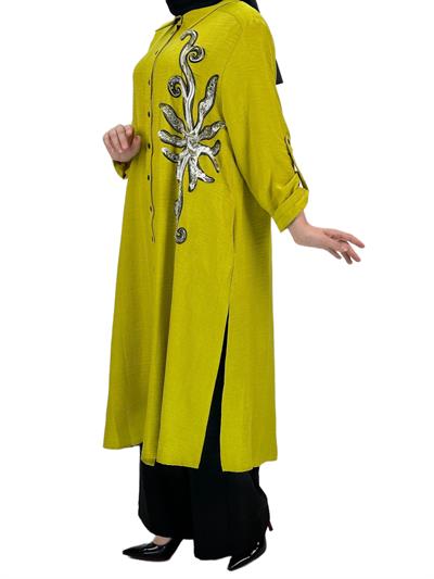 Pantolonlu Takım Fıstık Yeşili OTW42870