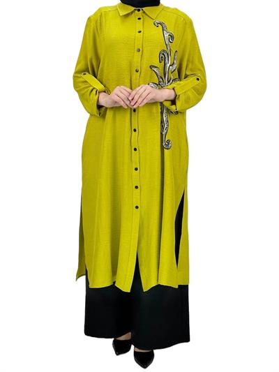 Pantolonlu Takım Fıstık Yeşili OTW42870