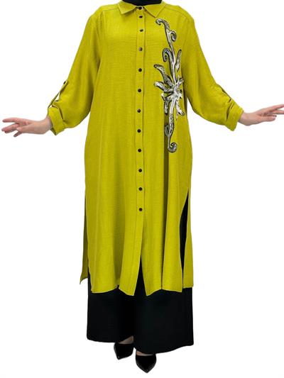 Pantolonlu Takım Fıstık Yeşili OTW42870