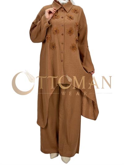 Pantolonlu Takım Kiremit OTW42835