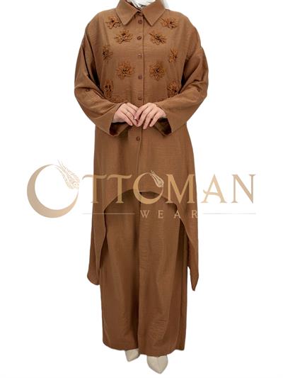Pantolonlu Takım Kiremit OTW42835