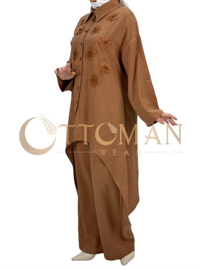 Pantolonlu Takım Kiremit OTW42835