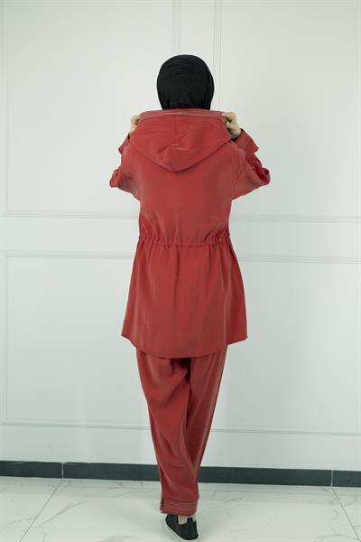 Pantolonlu Takım Kırmızı OTW8490