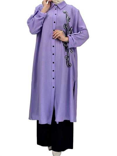 Pantolonlu Takım Lila OTW42870